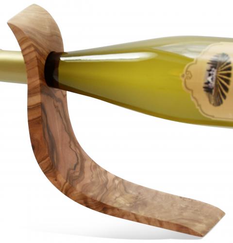 Weinhalter LaOla. Sanft geschwungener Bogen. Größe 24 x 8 cm.